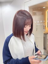 ラピス 渋谷本店(Lapis)&nbsp;ピンクブラウン/ブリーチなしカラー