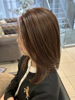 ノア(no_a)&nbsp;【四条烏丸】ショコラブラウン×ミディアムレイヤー