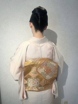 カウチ ヘアー ドレッシング(COUCH Hair Dressing) 夜会巻きヘア×訪問着の着付け