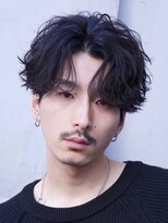 バイフィフス 原宿/表参道(by fifth)&nbsp;メンズシースルーマッシュニュアンスパーマシャドウパーマテテ風