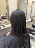 美髪矯正で乾かすだけでサラ艶に！！