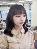 チョコレートカラー、レイヤーカット　担当　垣内　6906