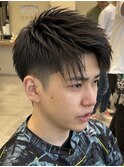 アップバング/MEN’S HAIR/刈り上げマッシュ