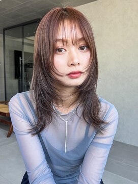 アルバム 池袋(ALBUM) くすみベージュ透明感カラー小顔ボブルフオリーブカラー_F30318