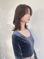 マリアバイアフロート(Maria by AFLOAT)&nbsp;大人可愛いレイヤーミディアムシースルーバング小顔ヘア