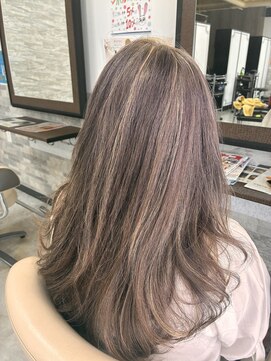 ヘアーララプラス(HAIR lala＋) 【HAIR lala+】#アディクシーカラー#ベージュ系#くすみ系