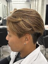 レボ 神宮寺店(Revo) 金沢メンズカラー ダブルカラー ブラウンハイライト