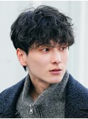 渋谷シャドウパーマルーズパーマ波巻きパーマスパイキーショート