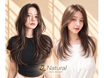 ナチュラル 南越谷店(Natural)の写真/《話題沸騰》ナチュラル【縮毛矯正+カット+Tr】¥15400思わず触れたくなるようなツヤ髪が手に入ります★