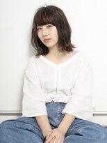 ヘアークラフト(Hair Craft)&nbsp;外ハネ切りっぱなしグレージュ