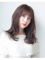 エアー 福岡(AIR)&nbsp;大人女子シースルーバングスタイル