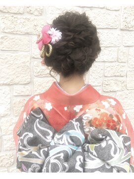 アリーナ 緑が丘店(arena) 成人式アップアレンジ