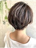 ニュアンスパーマ×ショートスタイル