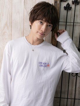 モッズヘア メン 上尾東口店(mod's hair men) ≪mod's men≫マット質感で優し気サイドパートショートD