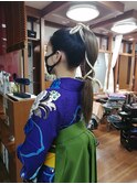 袴お着付け、ヘアーセット