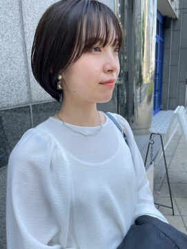 マスタード(MASTARD) 丸みショートボブ×イメチェン