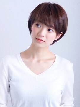 アフロート ギンザ(AFLOAT GINZA) 【小鳥居】大人可愛い艶カラーショートボブ30代40代50代