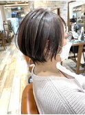くびれヘア☆美シルエット前下がりショーボブ☆