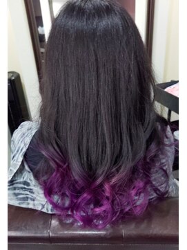 カルム(Calme) 毛先ダブルカラー＋ロングスタイル