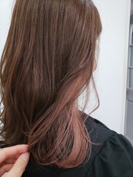 アーシェ 横浜店(A'SHE) インナーカラー＊ベビーピンク