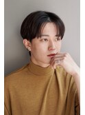 韓国風マッシュショート 2ブロック 刈り上げ