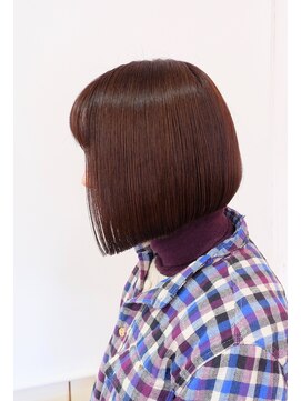 アクトンヘアドレッサーズ(Acton Hairdressers) ショートワンレングスボブ