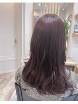 ロエネ(LOENE)&nbsp;【ルイstyle】ゆるふわ&ツヤ♪ピンクパープル