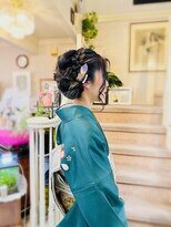 美容室 ティンカーベル&nbsp;着物ヘア
