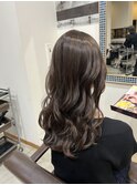 五反田駅美容院★美艶髪グレージュ/ゆるふわロング