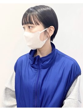 モリオフロムロンドン 松戸店(Morio from London) 【松戸　石山】丸みショート耳掛け黒髪ワイドバング