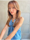 【ARTE表参道/青山】顔まわりレイヤーセミロング×透明感