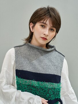 ピークアブー アヴェダ アトレ恵比寿(PEEK-A-BOO AVEDA) 大人可愛いウルフショート/前髪ありショート/20代30代40代ヘア