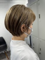 シェル 吉祥寺(shell)&nbsp;グレージュカラー/ボブウルフ/黒髪/ココアベージュ