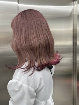 ナイロンバイセレクション(NYLON by Selection.) white pink