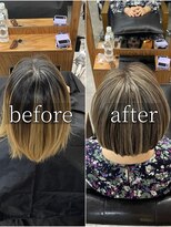 モイ(moy)&nbsp;脱白髪染め/白髪ぼかし/ハイライト/グラデーションカラー/浅草