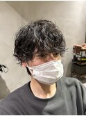 クセ毛風波巻きスパイラル
