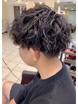 ディータ(Dita)&nbsp;波打ちツイストパーママッシュin大宮メンズカットパーマ美容室
