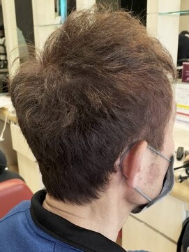 ヘアークリアー 春日部 メンズショート/カラーでオシャレに/トップふんわり/春日部