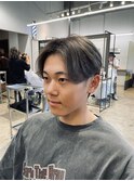 刈り上げないセンターパート【メンズカット/刈り上げなし】