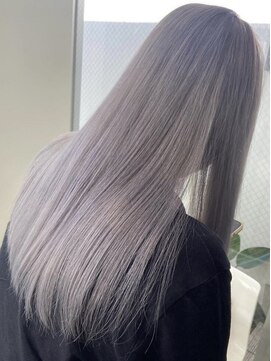 ジーナ(XENA) ケアブリーチ×ハイトーン×ラベンダーアッシュ(渋谷)