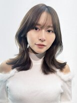 アルバム 新宿(ALBUM SHINJUKU) ミディアム韓国ヘアくびれヘア顔周りレイヤー_9903