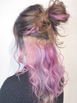 リコラックスビー(LICO LUXBE) インナーカラー×ユニコーンカラー