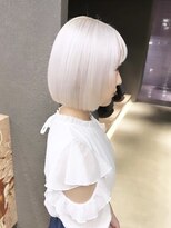 ペレ 栄店(PELE)&nbsp;デザインカラー/レイヤーカット/ウェットヘア/オリーブベージュ