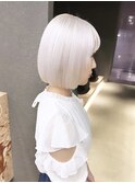 デザインカラー/レイヤーカット/ウェットヘア/オリーブベージュ