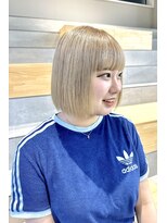 カケル(×.)&nbsp;ミニボブ/ブロンド/プルベンバング