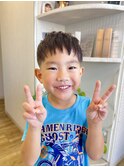 幼児すっきりフェードカット