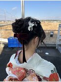【成人式】リボンアップ