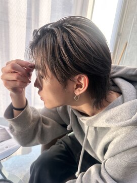 イルバイアトモス(ilu by Atmos) shadow roots × men's cut