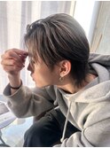 shadow roots × men's cut