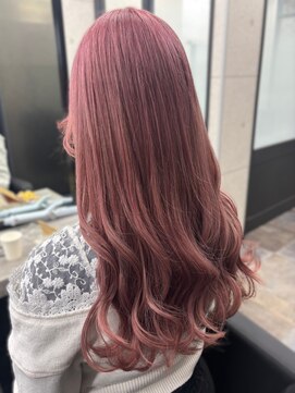 スターズ 川越店(STARS) チェリーブラウン ブリーチ ハイトーン 艶髪 美髪 10代20代